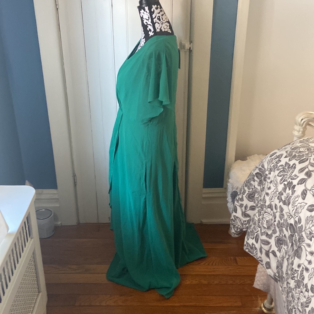 Green formal Dress size L - Picture 5 of 9